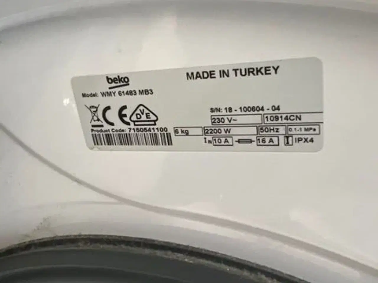 Billede 3 - Vaskemaskine BEKO