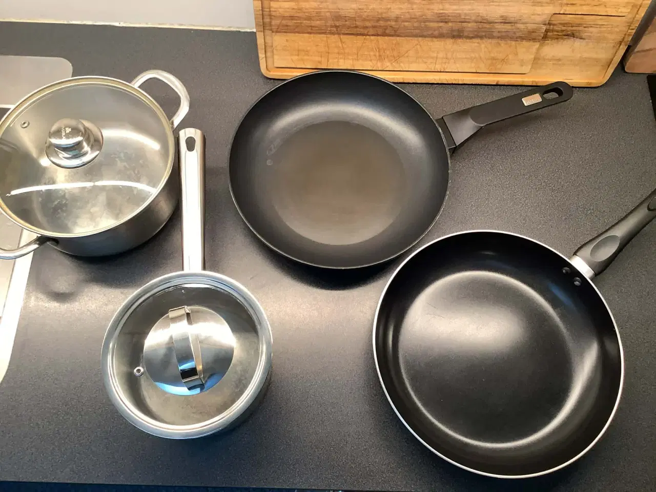 Billede 1 - 2 x Gryde & pande sæt (28 cm pande)