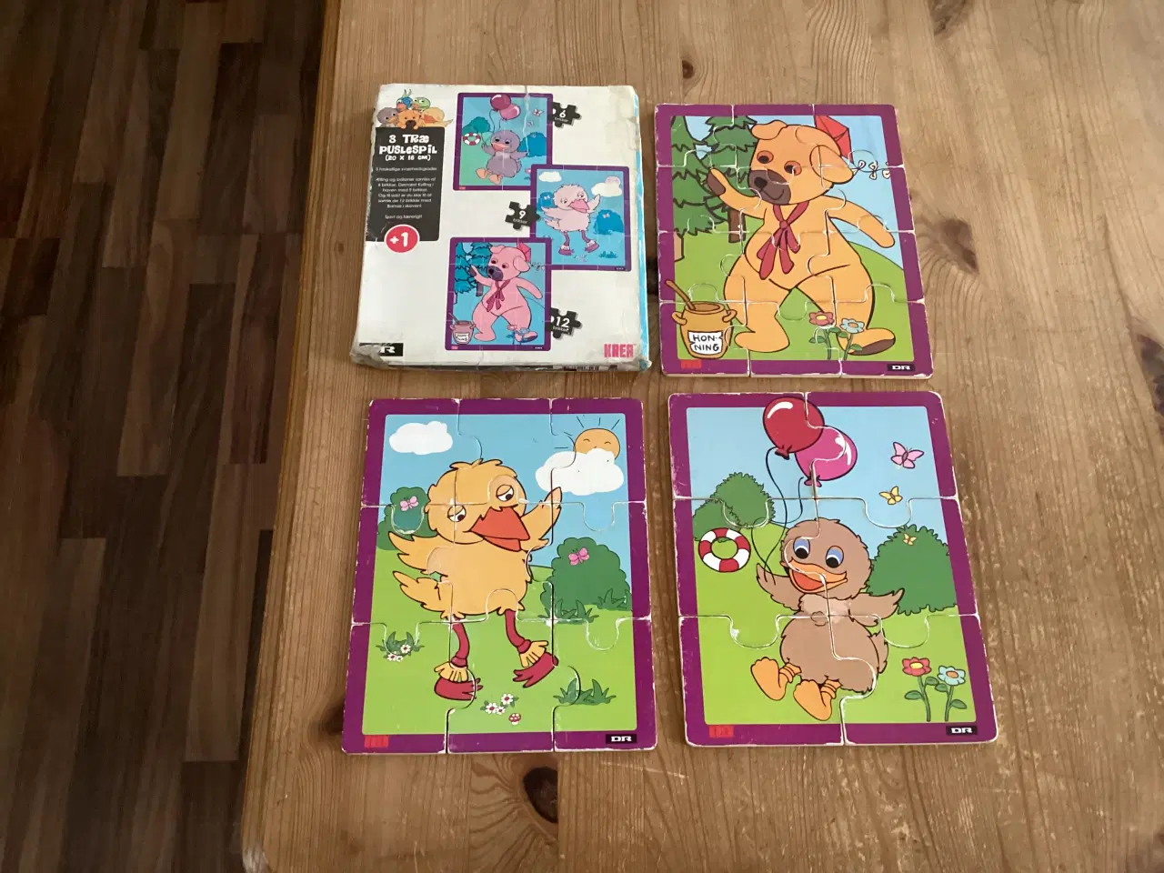 Billede 16 - Bamse, Kylling, Ælling Spil og Puslespil.