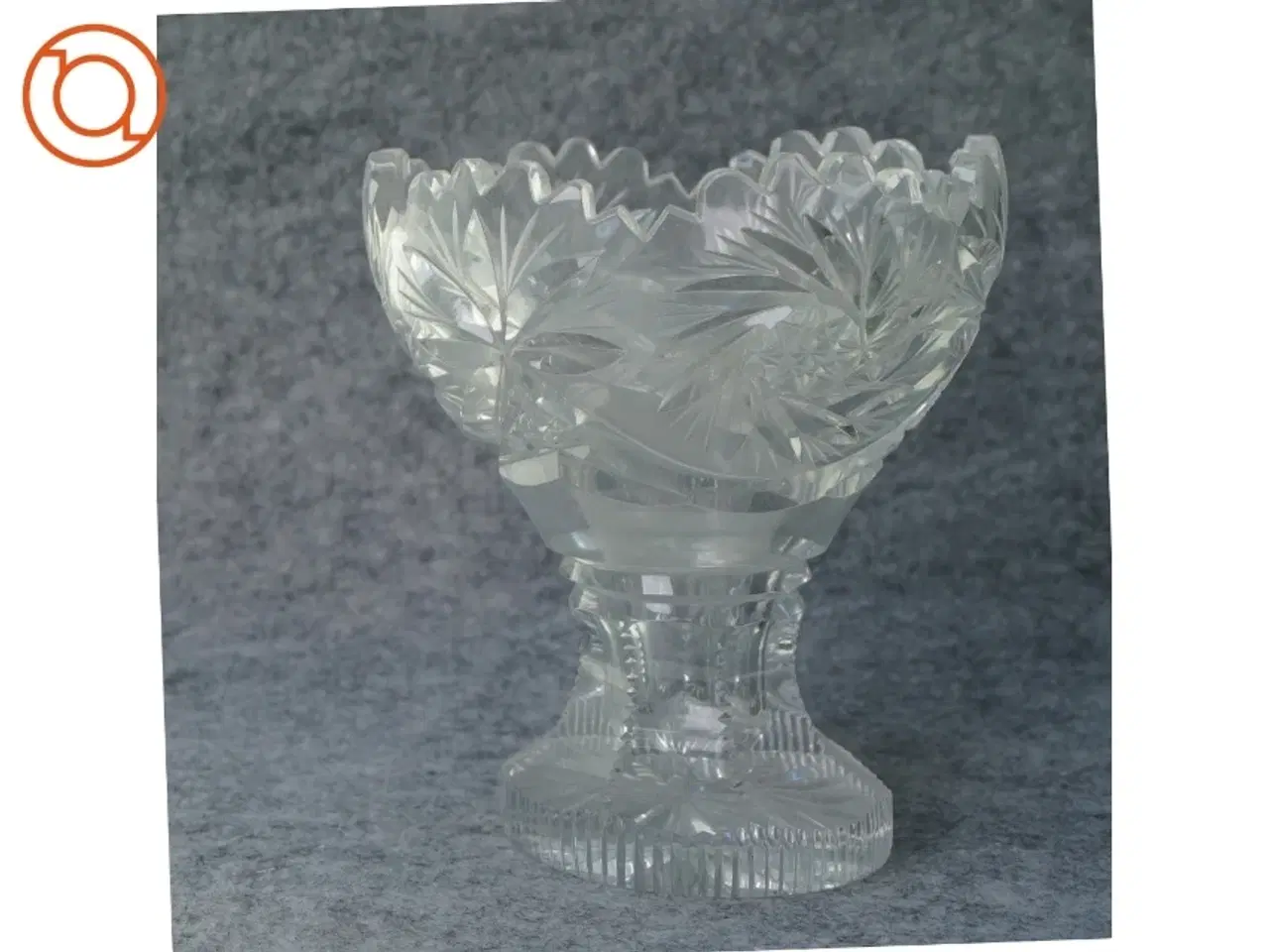 Billede 1 - Vase i krystal (str. 15 x 13 cm)