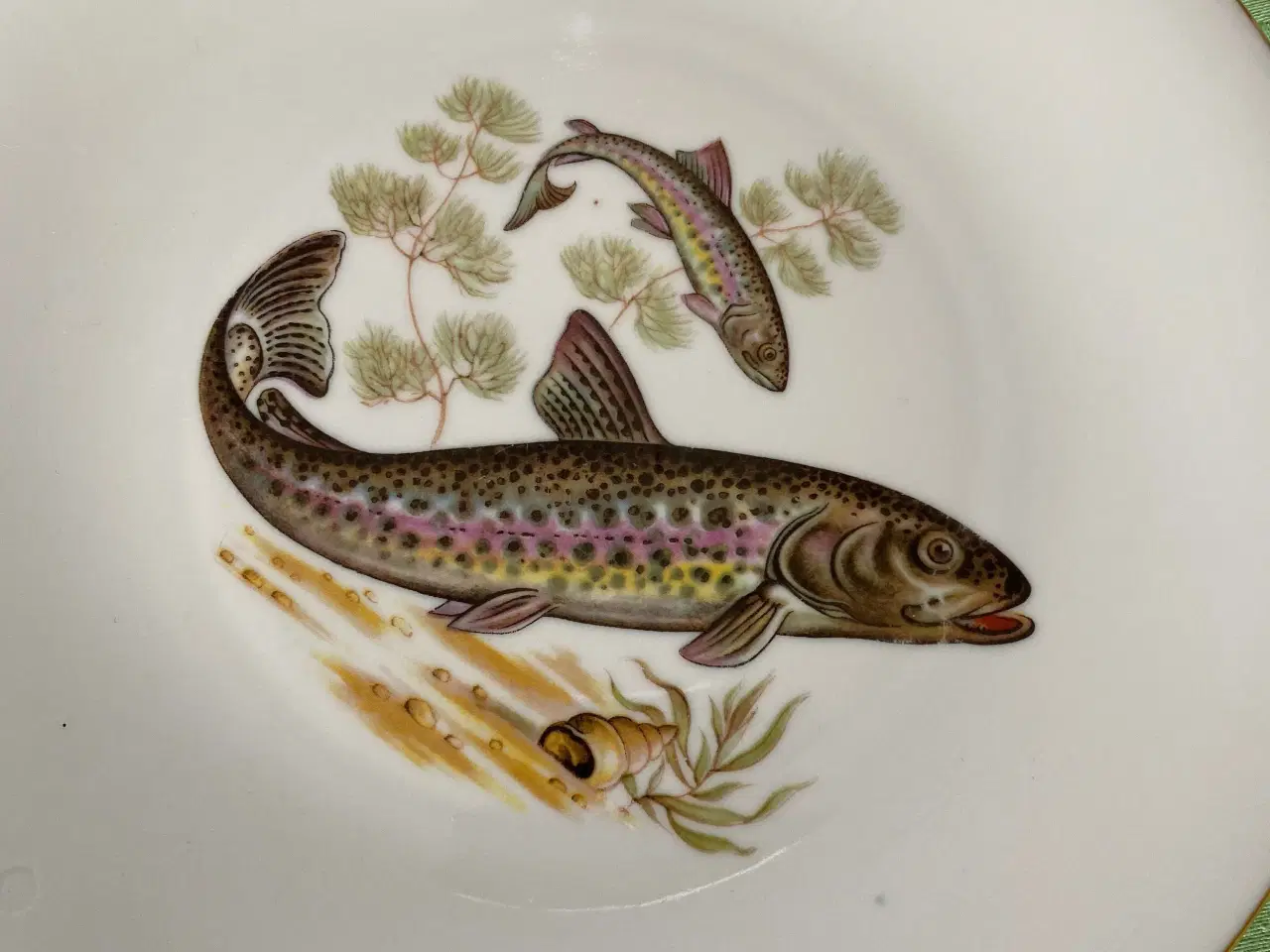 Billede 2 - Winterling Bavaria porcelæn fisketallerkener