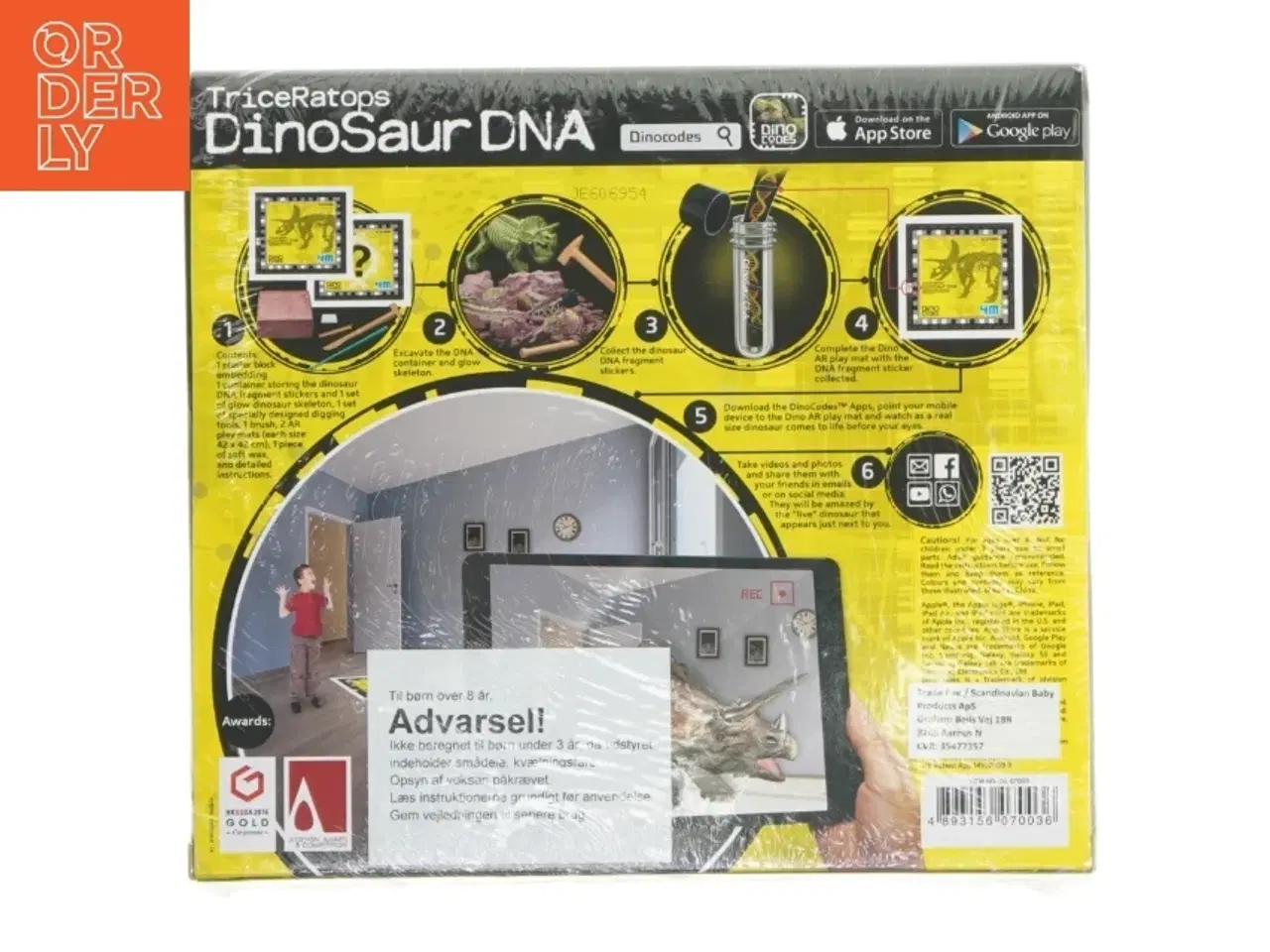 Billede 4 - Triceratops Dinosaur DNA kit fra 4M (str. 24x22 cm)
