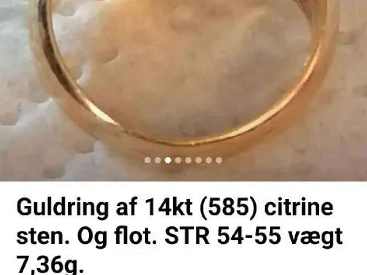 Billede 9 - Guldring af 14 kt