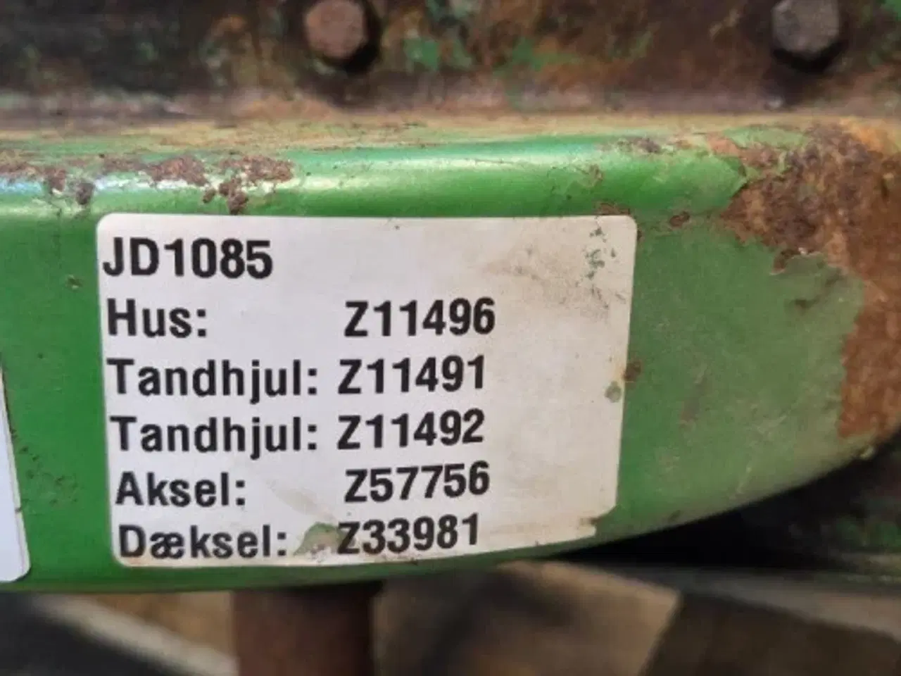 Billede 2 - John Deere 1085 Transmission Z11496
