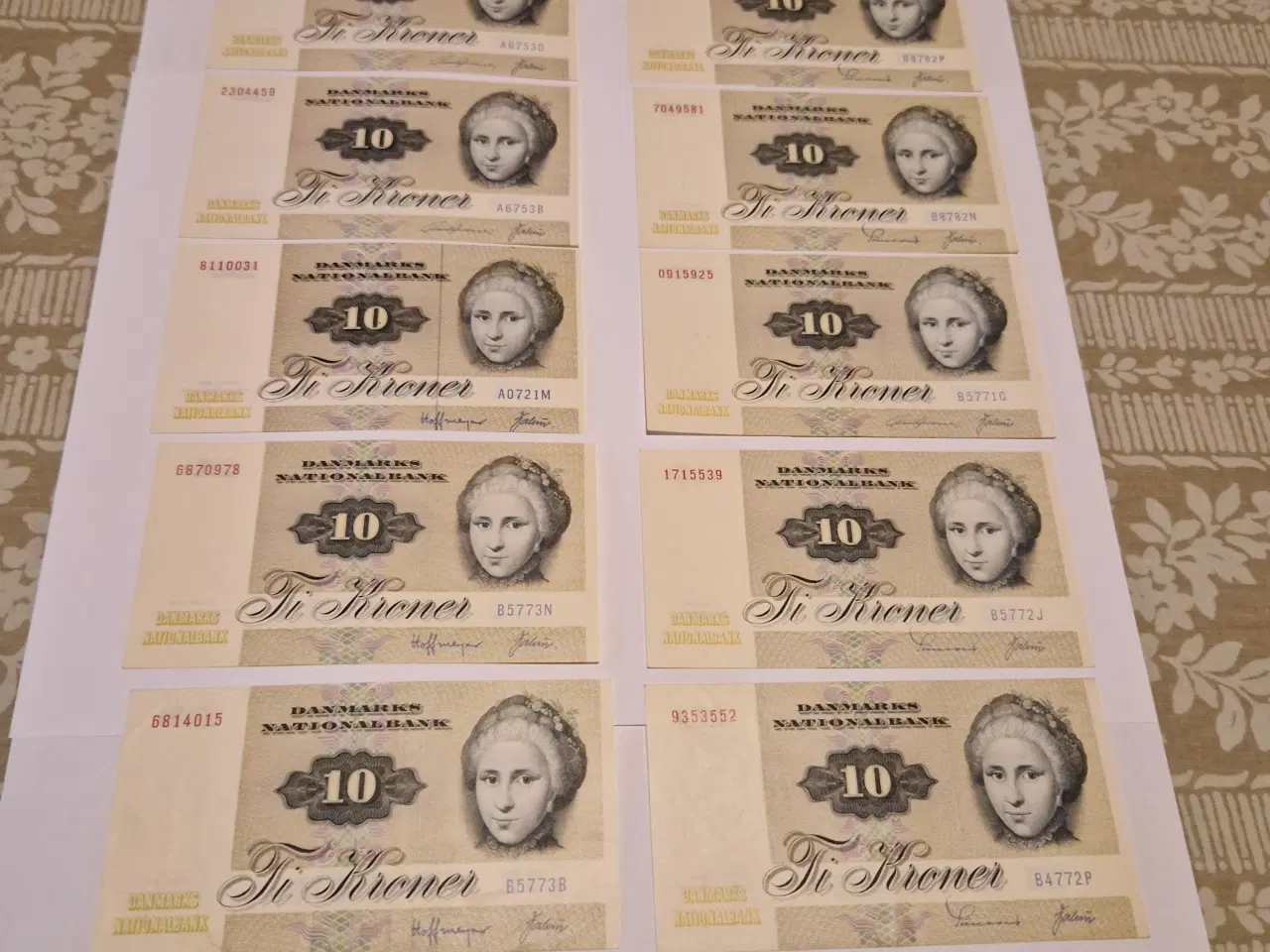 Billede 5 - Gamle pengesedler 10 kroner