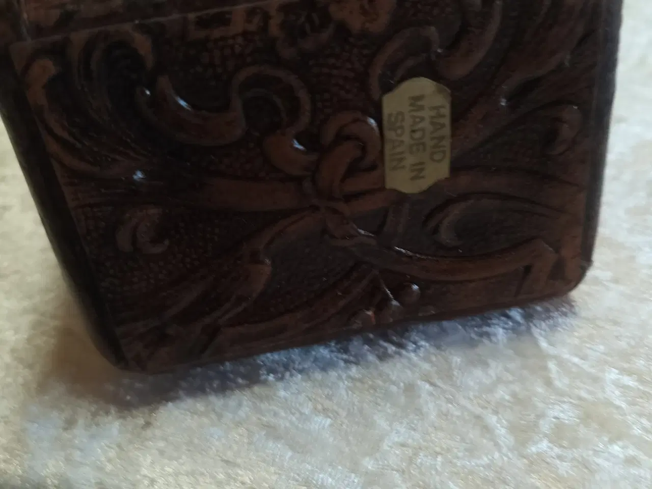 Billede 5 - Spansk Dram flaske med læder overtræk