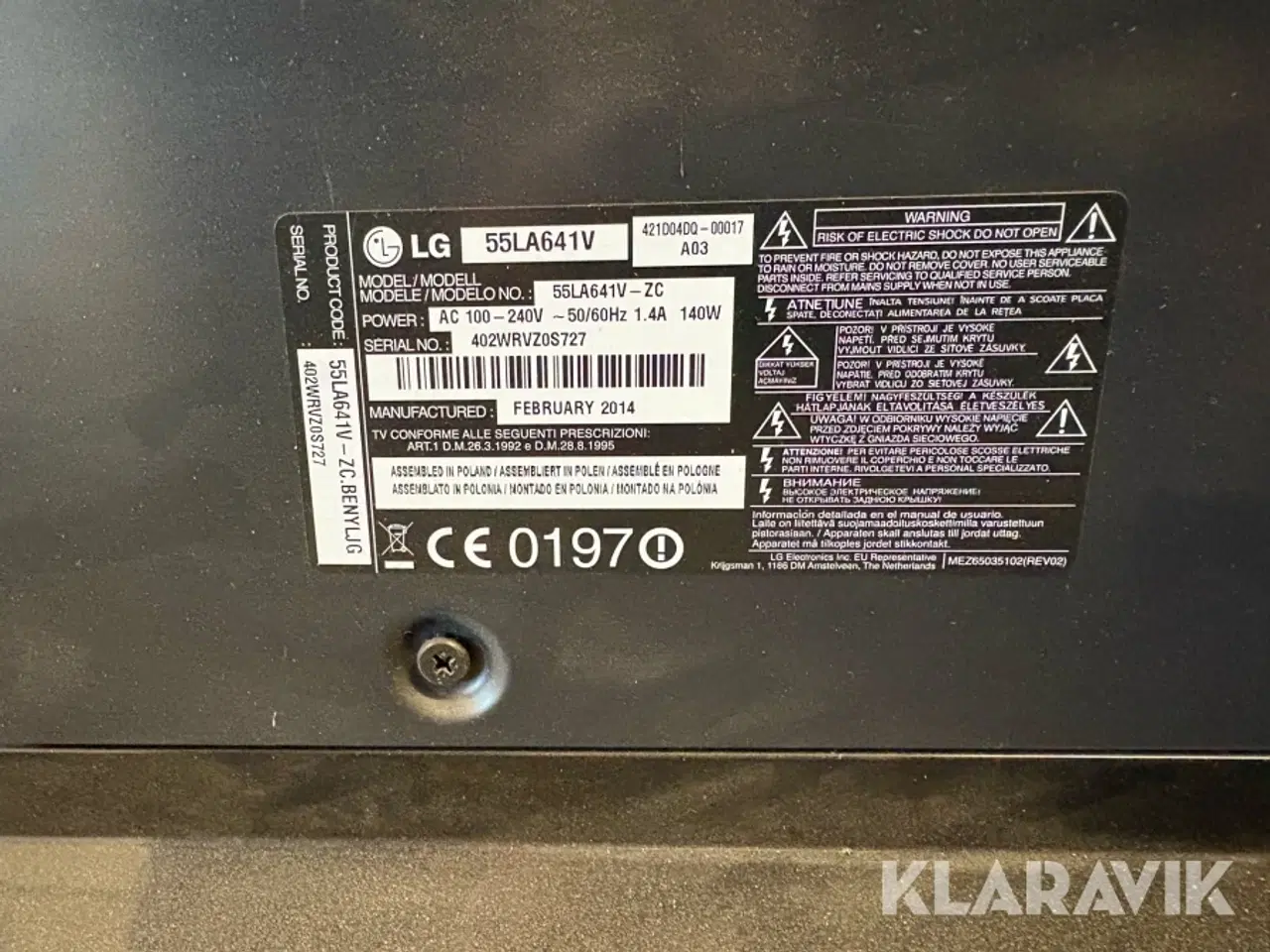 Billede 7 - TV Lg 55la641v