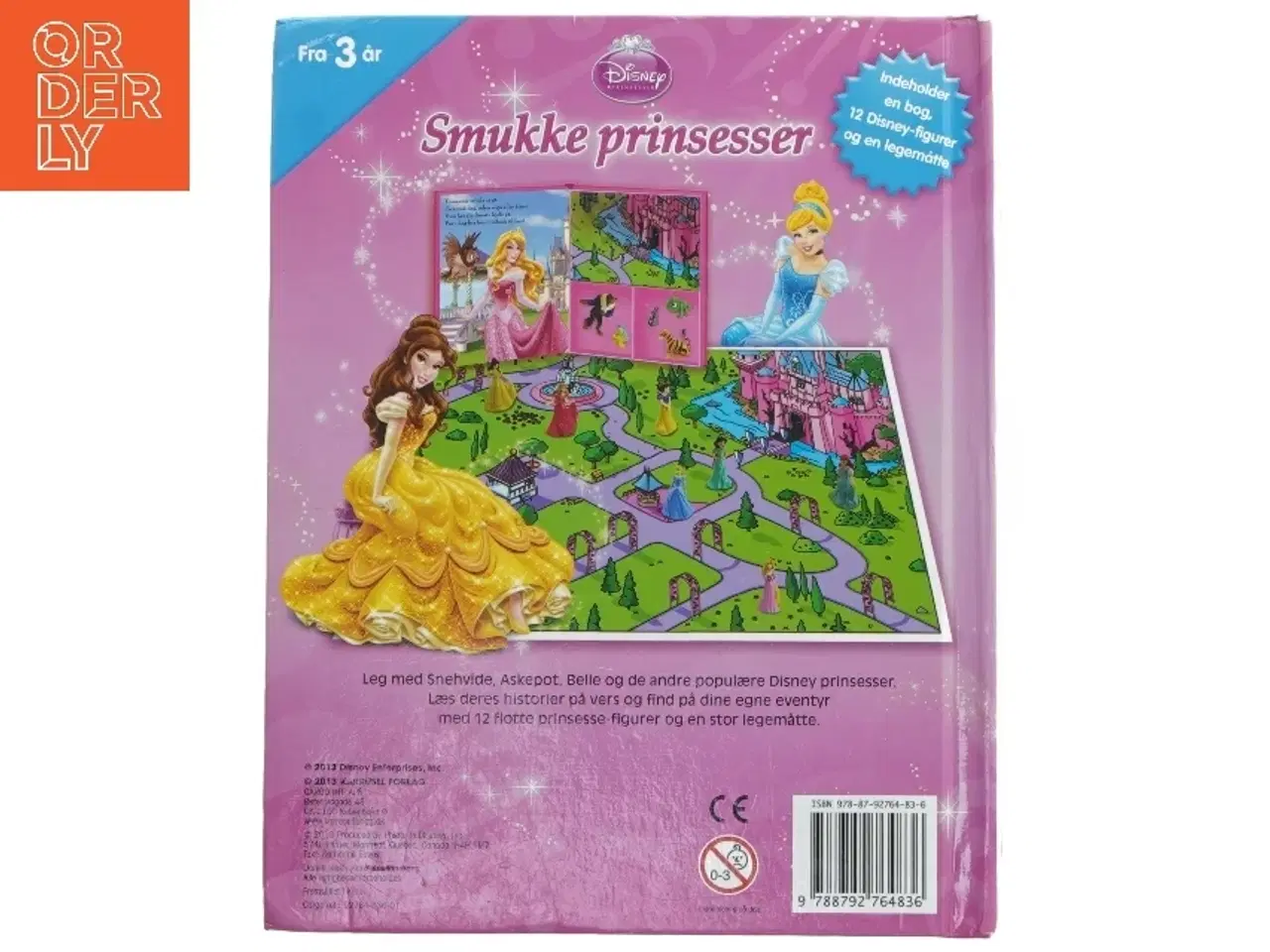 Billede 2 - Disney Prinsesser legesæt med figurer fra Disney (str. 25,5x20 cm)
