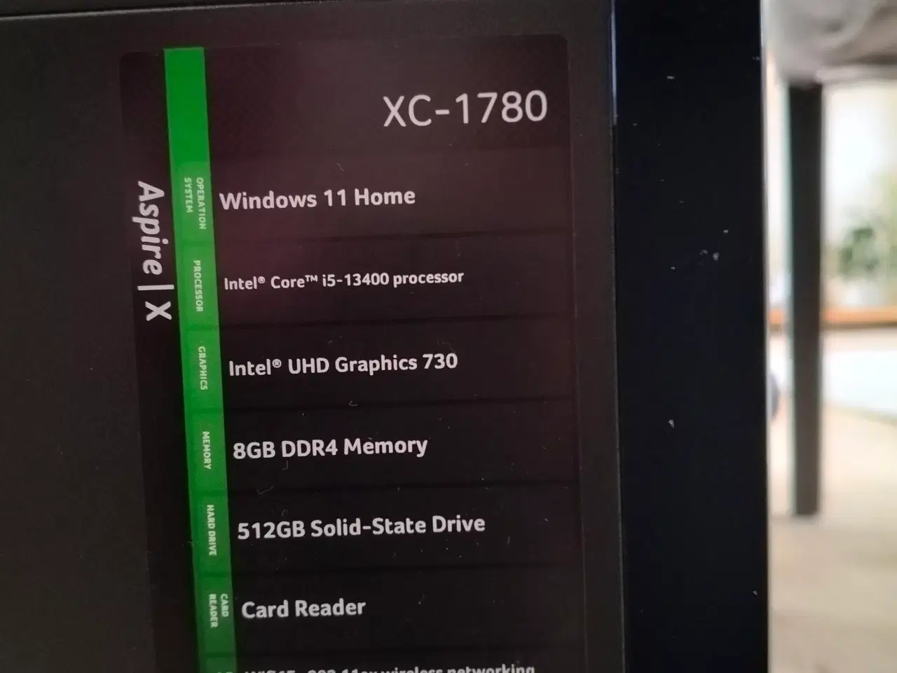 Billede 2 - Acer Aspire XC-1780