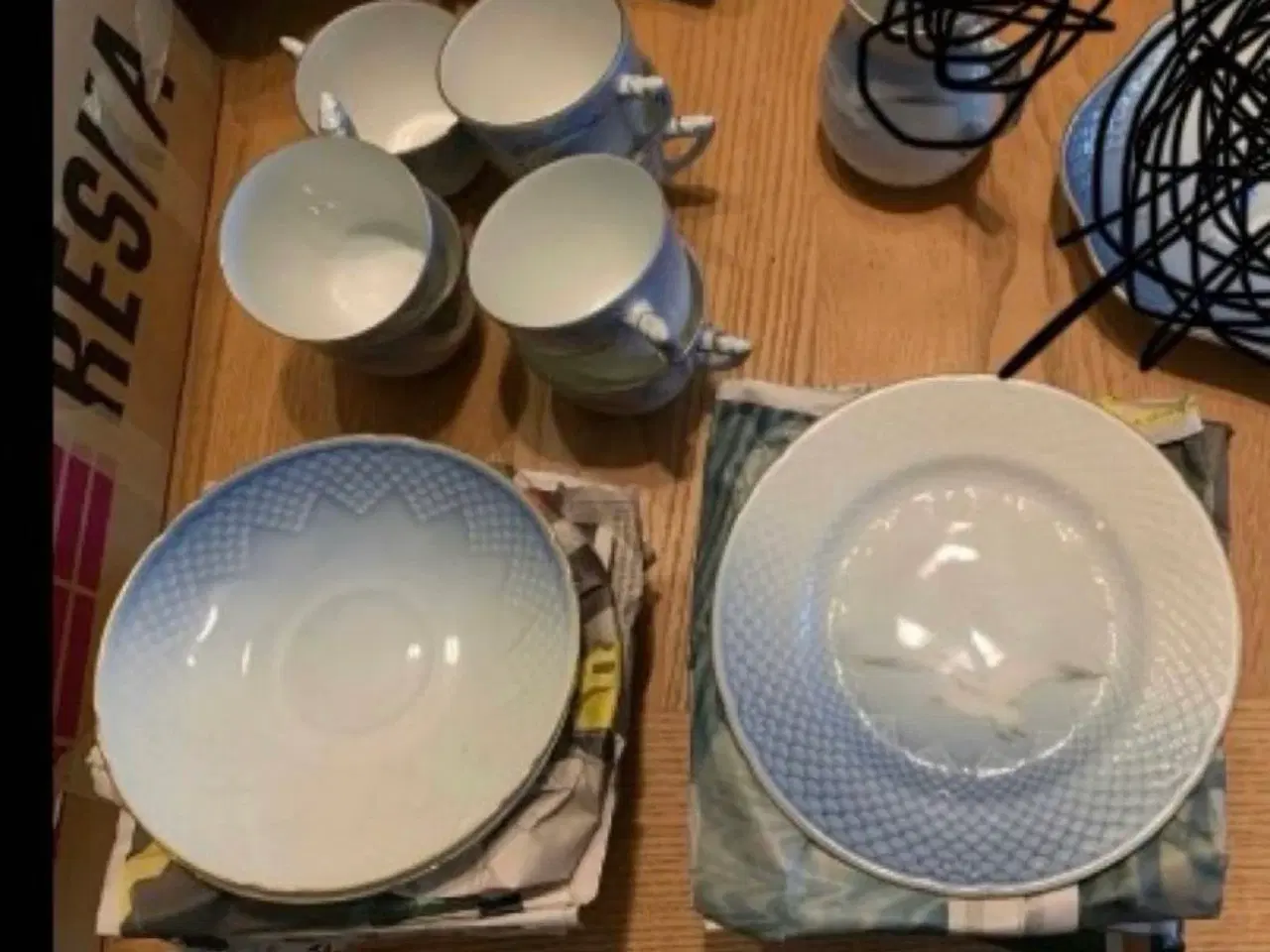 Billede 7 - 12 sæt Kaffe/te kop m. Underkop og kagetallerken