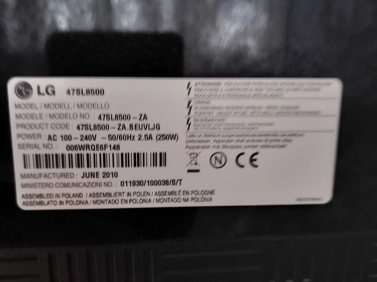 Billede 3 - Lg fladskærm 47 