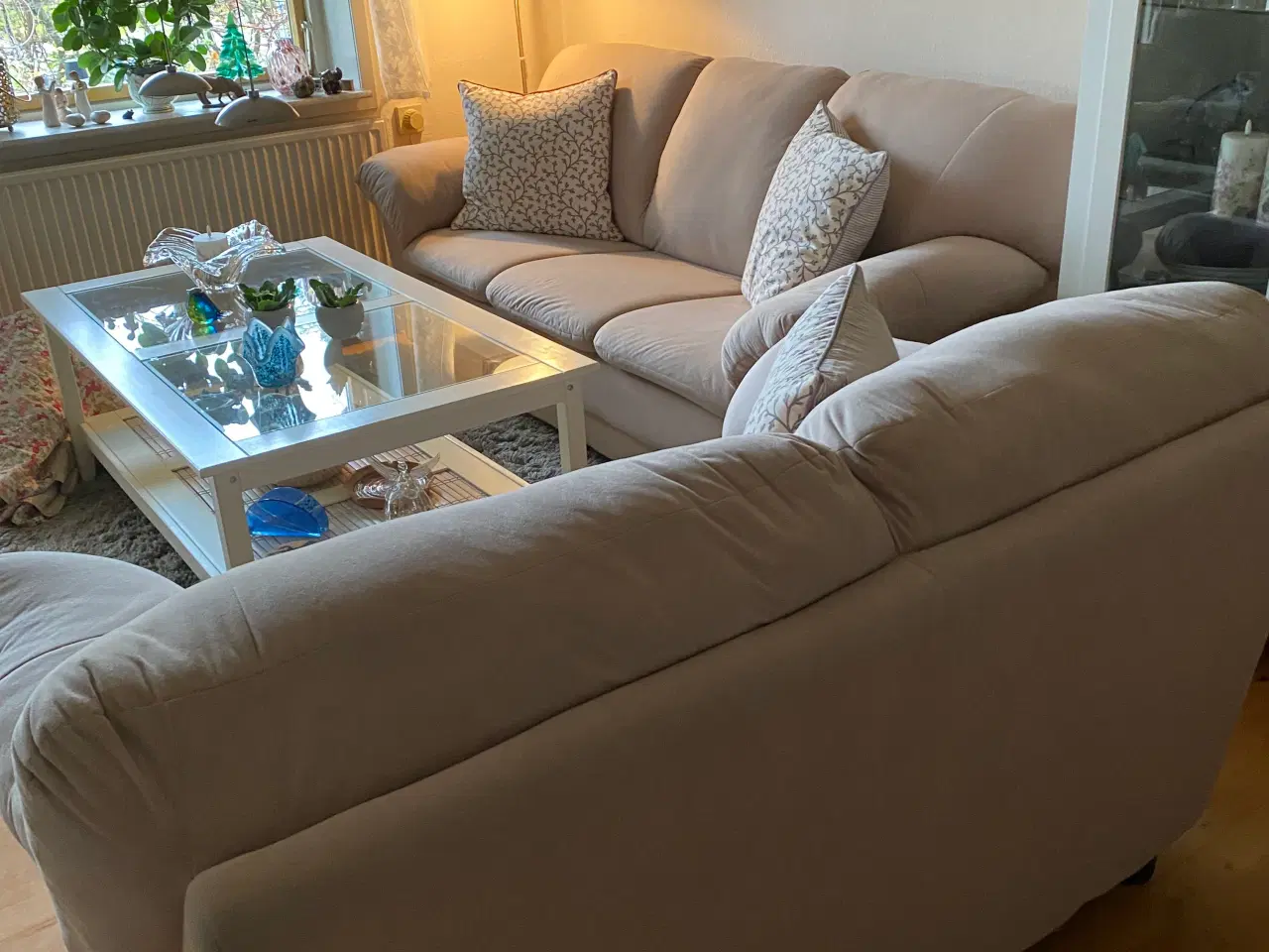 Billede 1 - 2 og 3 personers sofa sælges