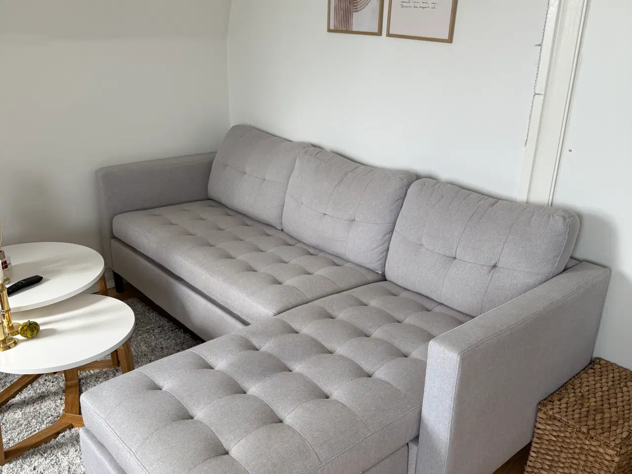 Billede 1 - Sofa med vendbar chaiselong 