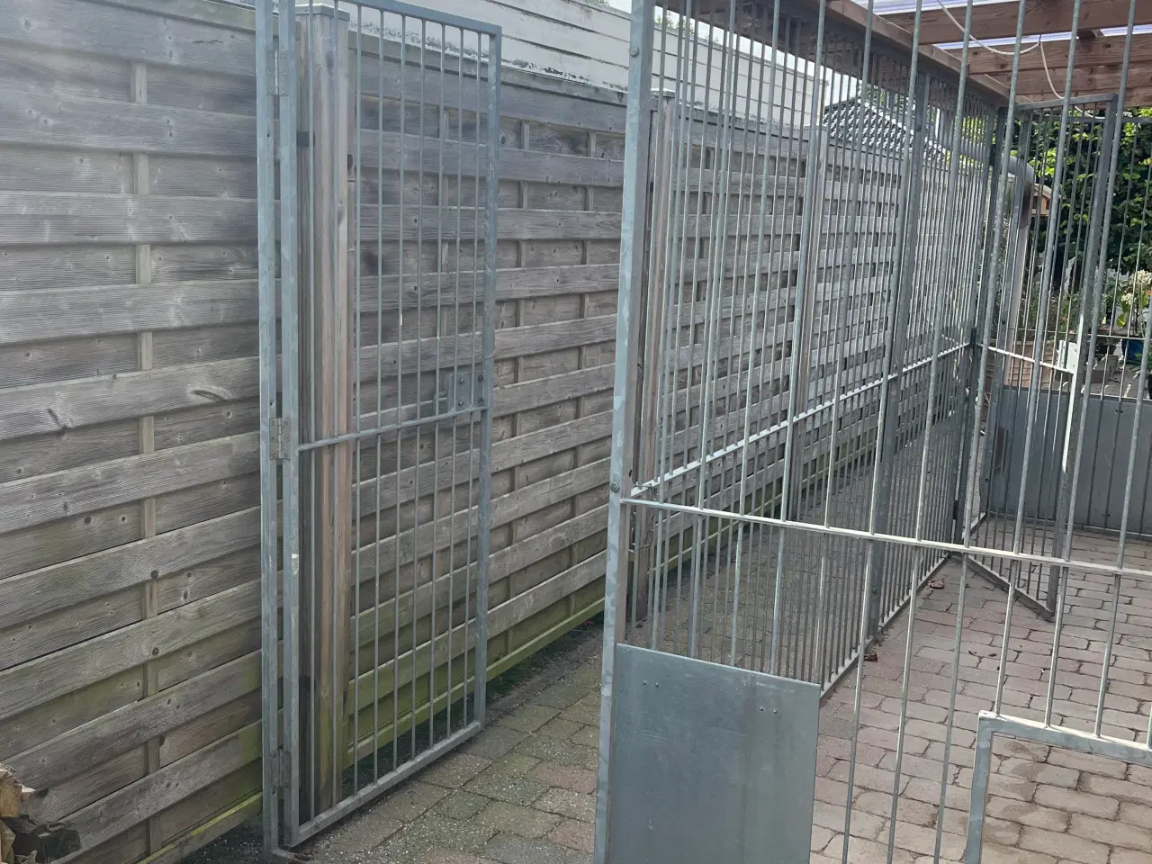 Billede 3 - Galvaniseret hundegård