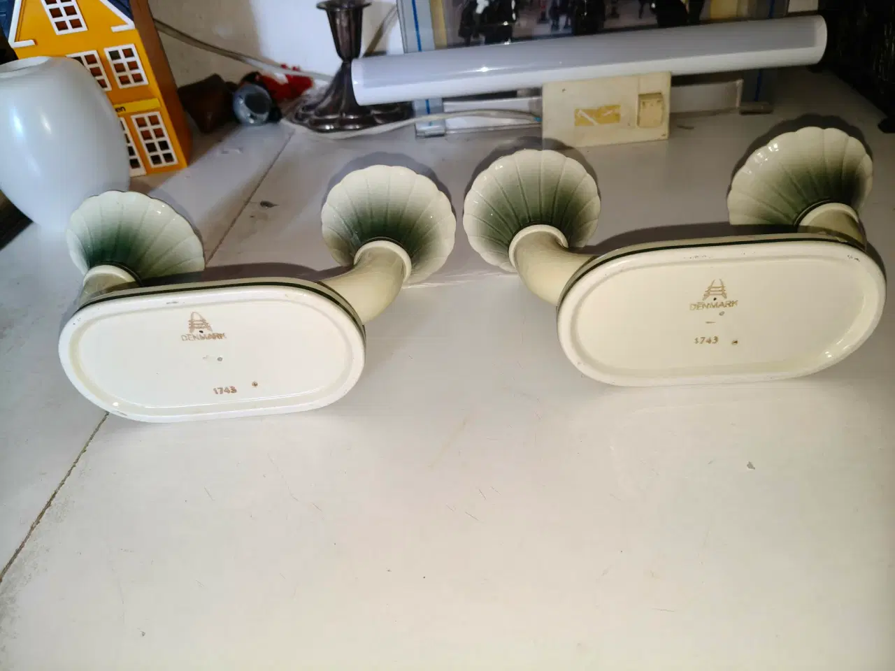 Billede 3 - 2 super flotte lysestager fra aluminia 