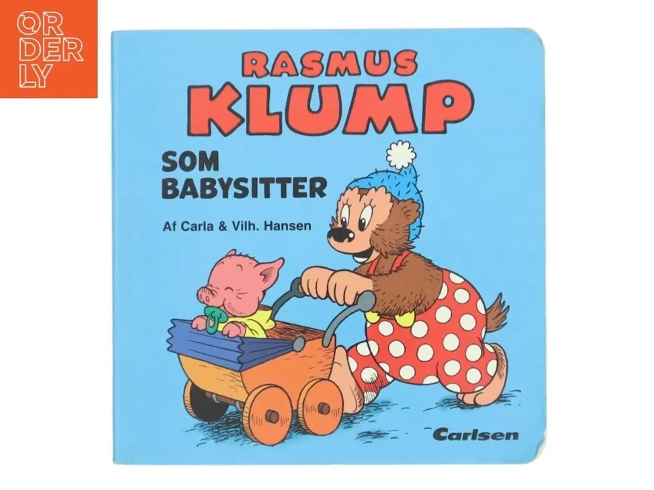 Billede 1 - Rasmus Klump bygger sandslot af Carla Hansen (Bog)