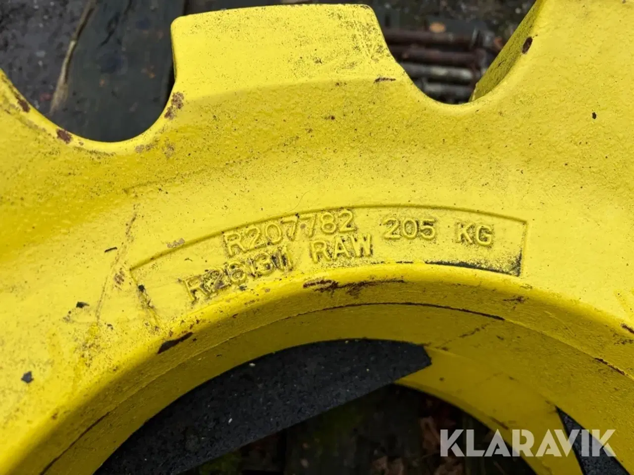 Billede 6 - Fælgvægte John Deere R26/311 - 205 kg 2 styk