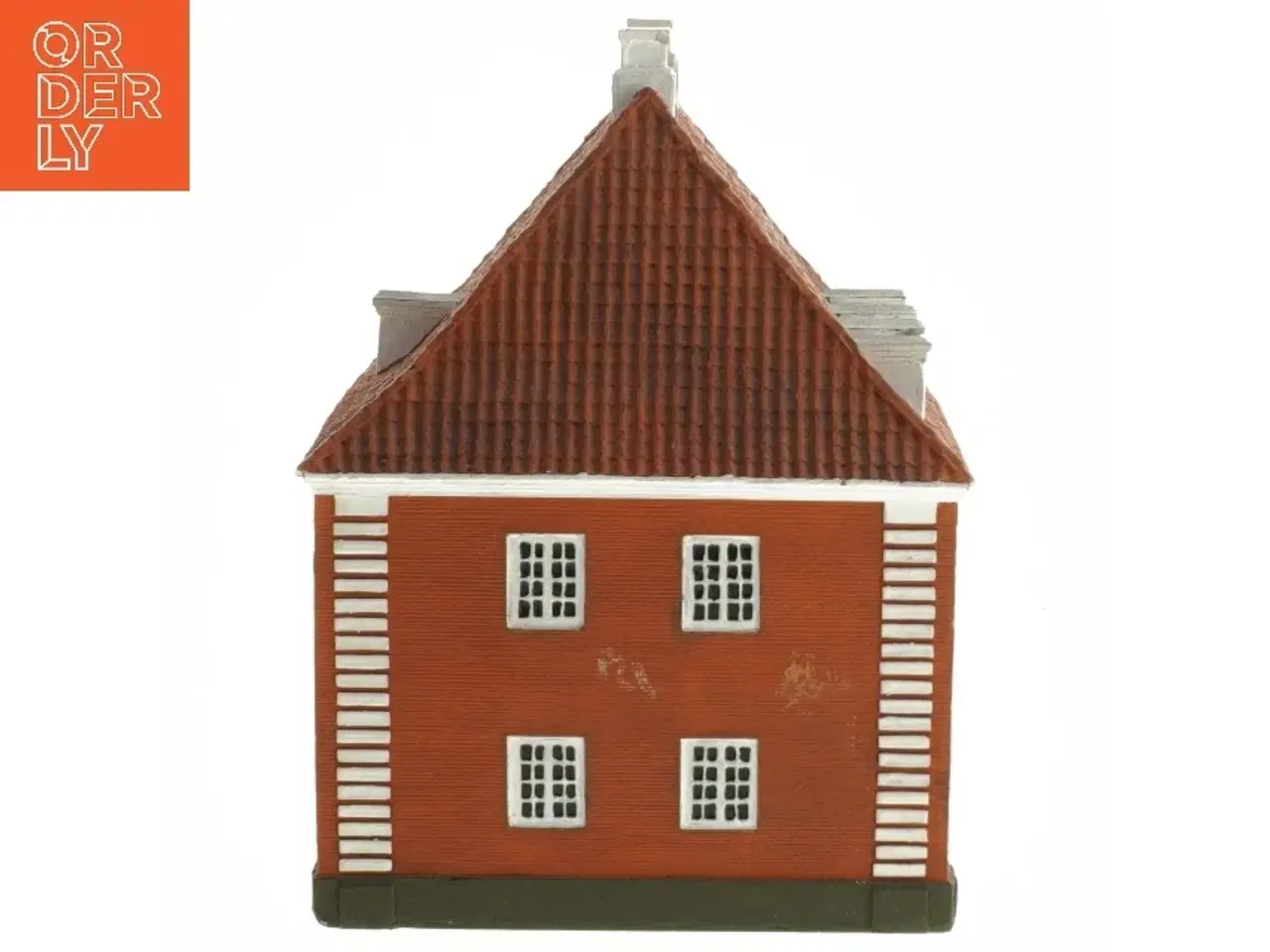Billede 3 - Rød miniature bygning fra Trip Trap (str. 16x16x12 cm)