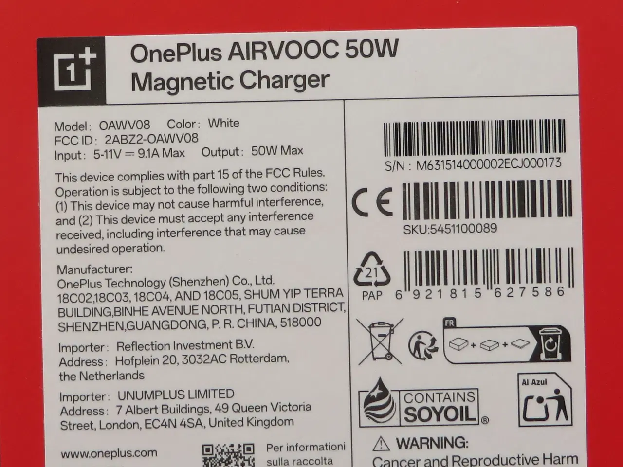 Billede 2 - LADER ONEPLUS AIRWOOC 50W