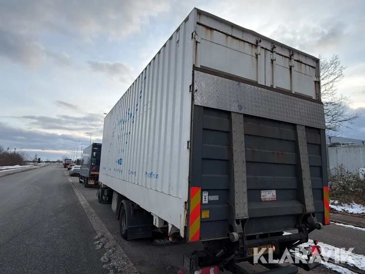 Billede 5 - Lastbil Renault Midlum med lift og skiftelads container