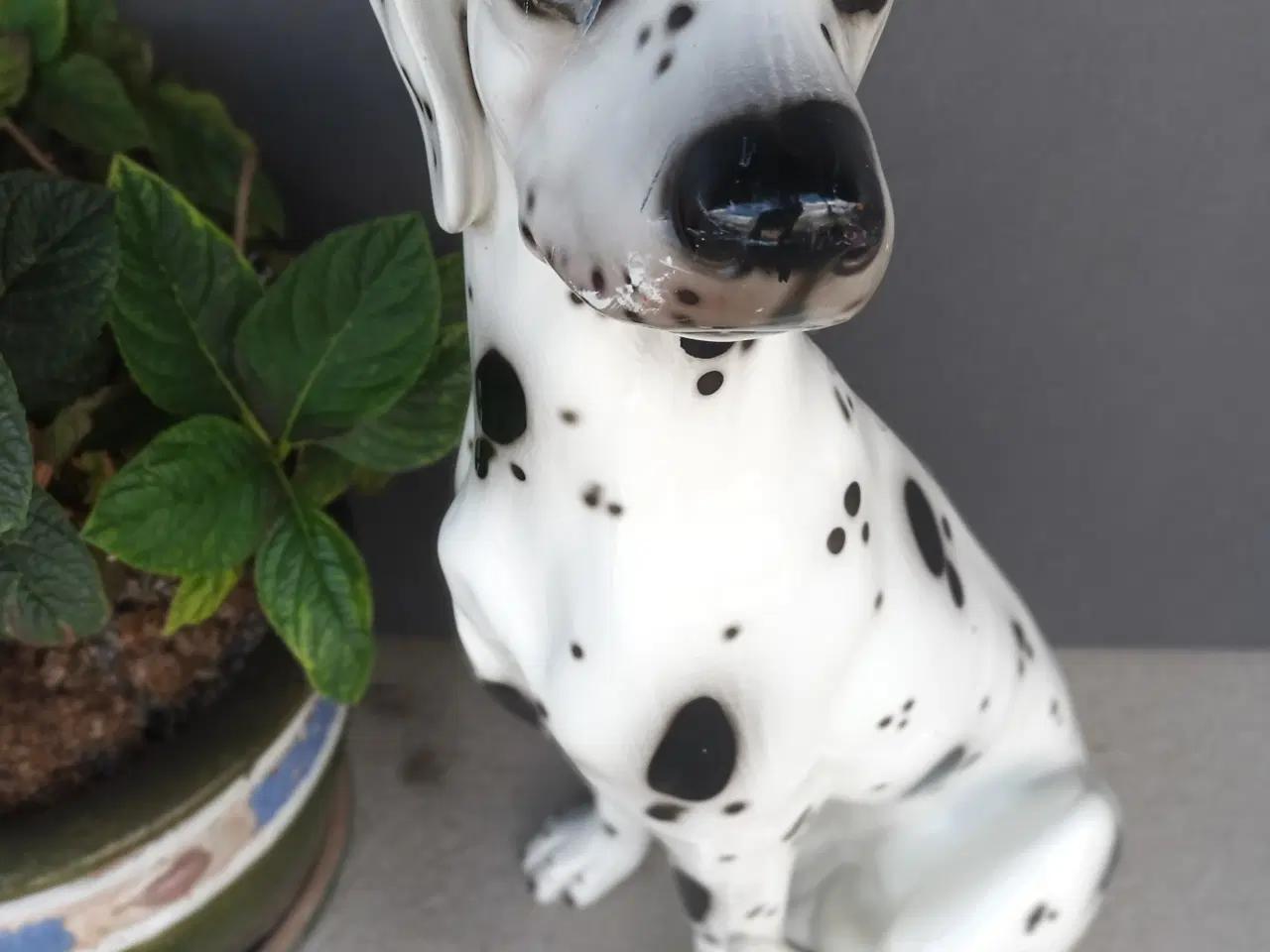 Billede 2 - STOR FLOT KERAMIK/PORCELÆNS HUND 70 CM