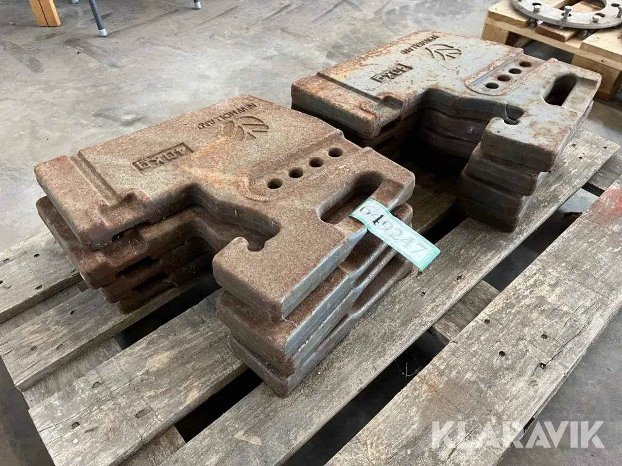 Billede 3 - Vægtklodser New Holland 8x40kg 8 styk