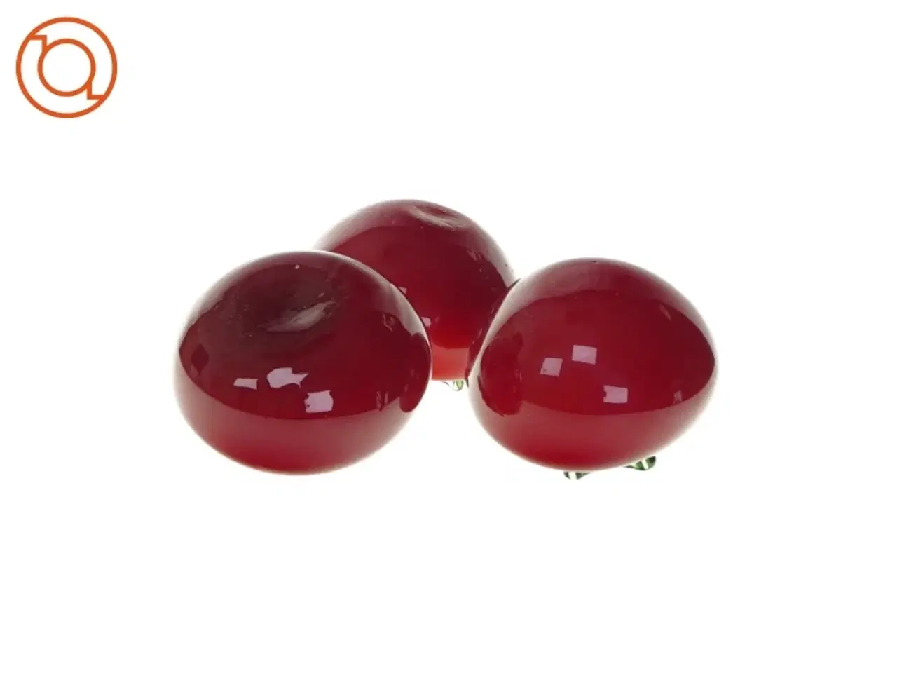 Billede 4 - Tomatfigur i glas (3 stk) (str. HØ: 6x8 cm)