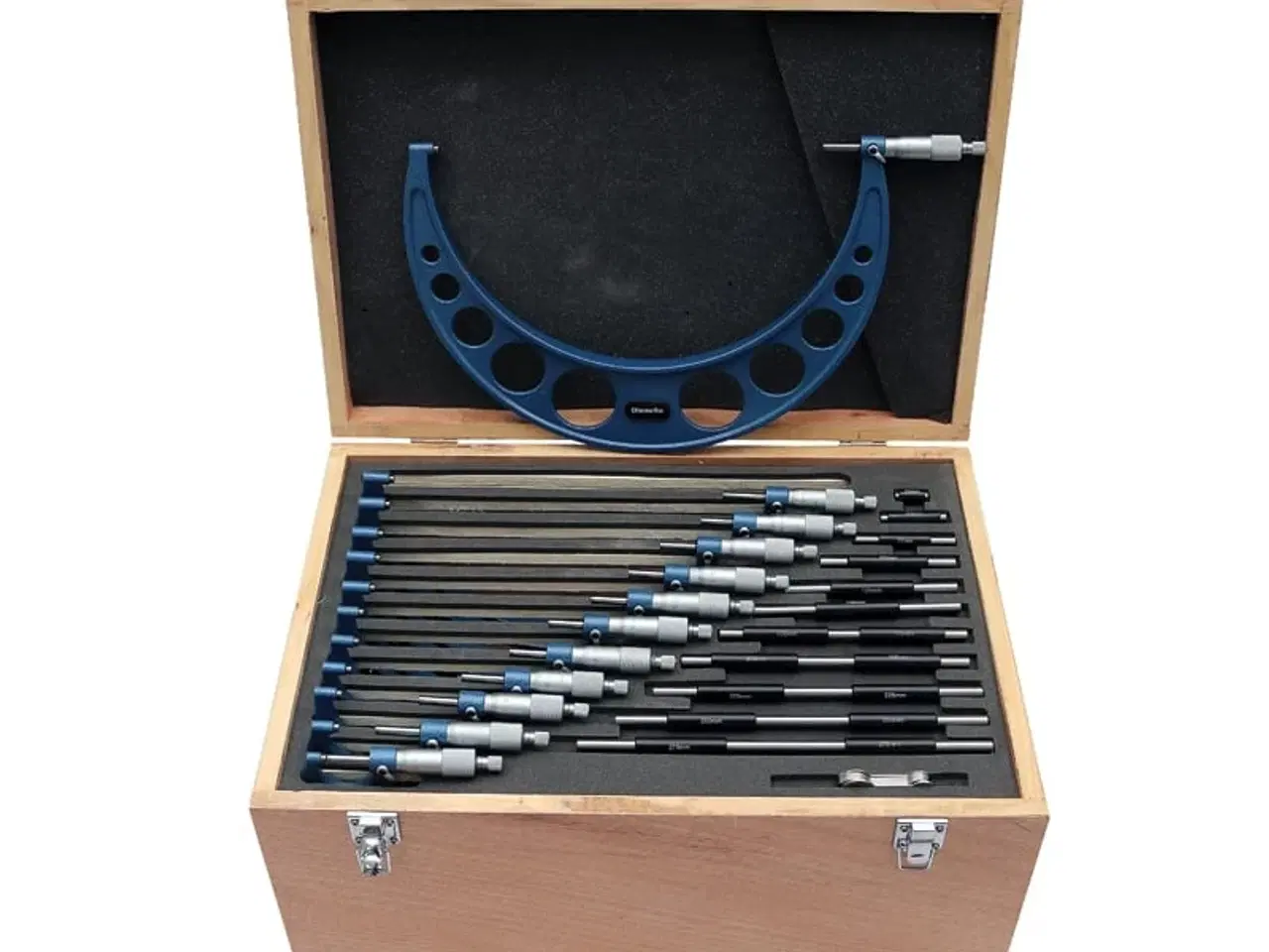 Billede 1 - Mikrometerskruer i sæt 0-300x0,01 mm (12 stk.)