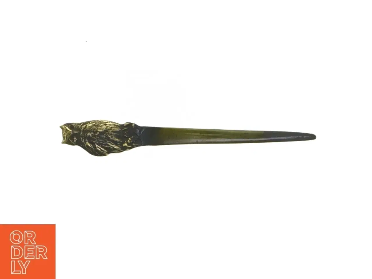 Billede 1 - Ugle Bronze Papir kniv brevåbner (str. 24 cm)