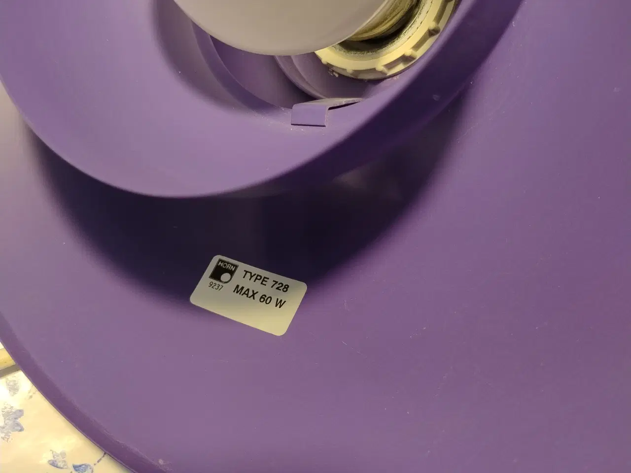 Billede 2 - Horn lampe loft lampe