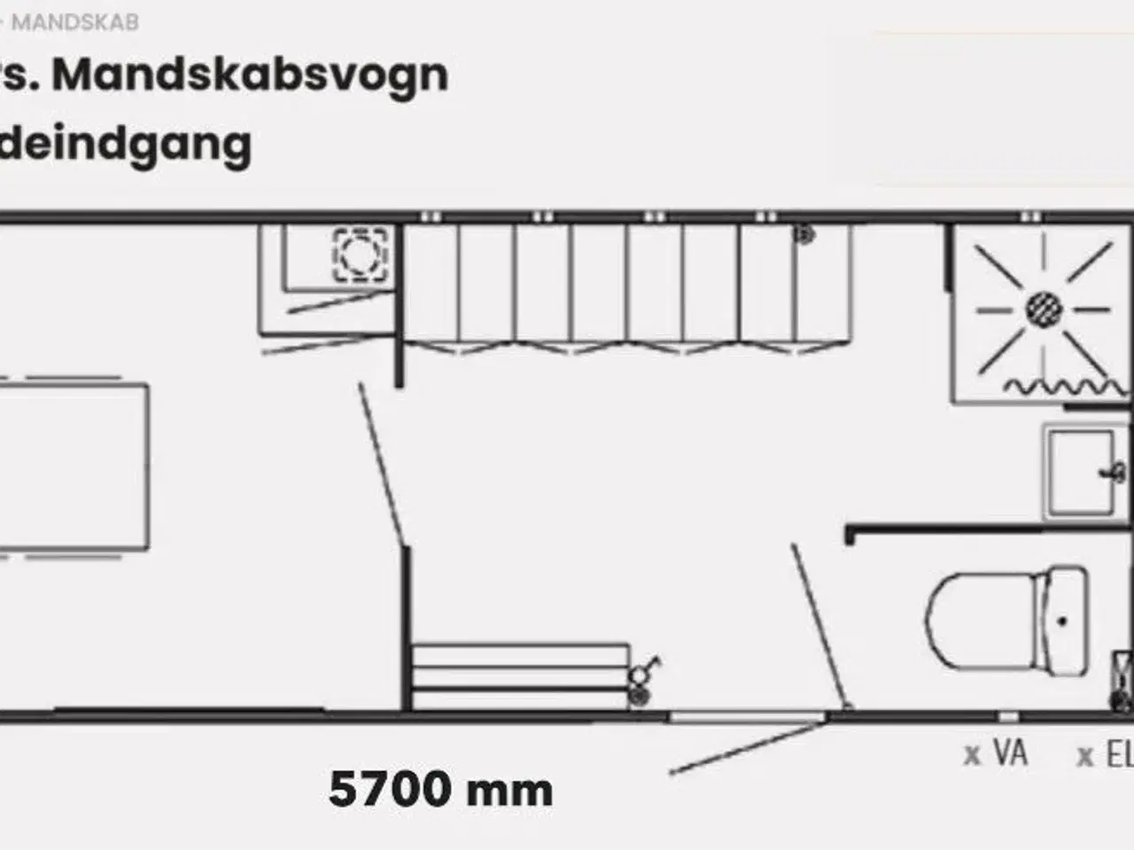 Billede 10 - Skurvogn / scanvogn 570 4 pers. letvægt Nysynet og