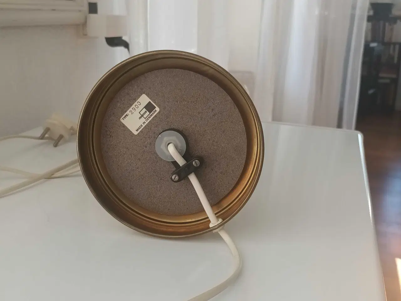 Billede 3 - Vintage Frandsen bordlampe i messing 
