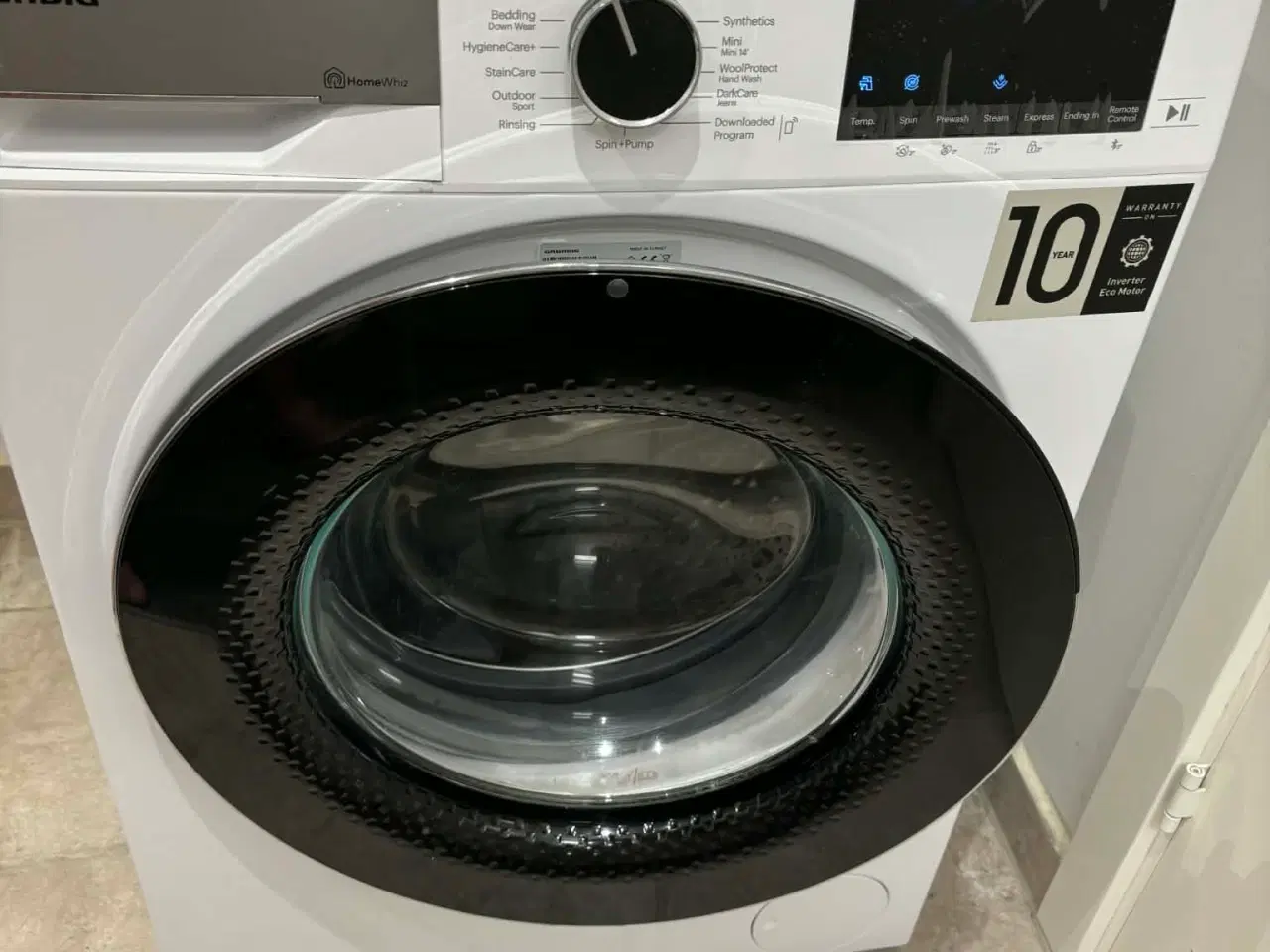 Billede 1 - Grundig Vaskemaskine fra 2022 (GWP696110W)