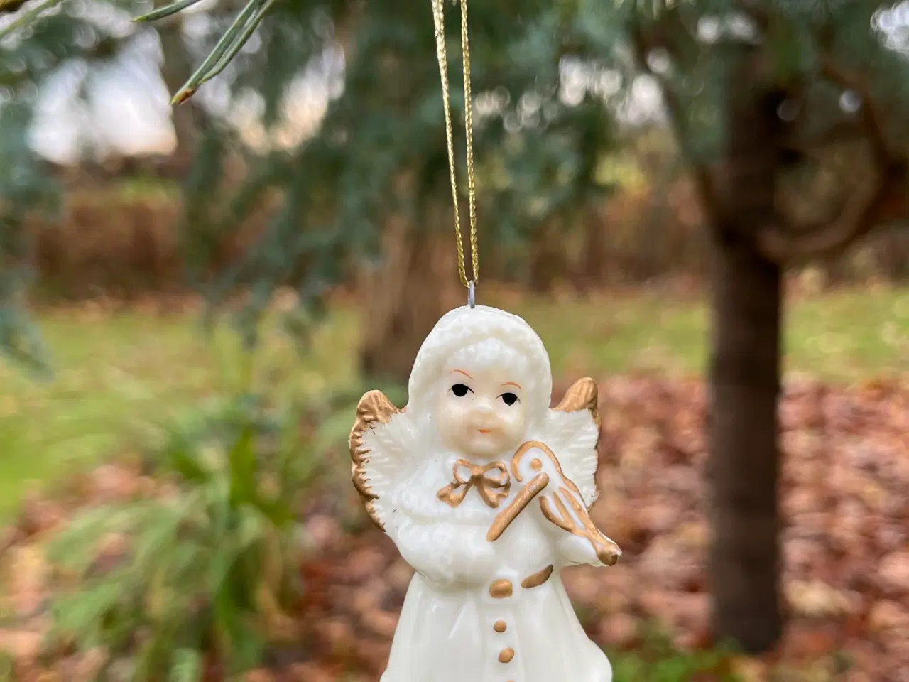 Billede 2 - Charmerende Vintage Engle i Porcelæn (4 stk.)