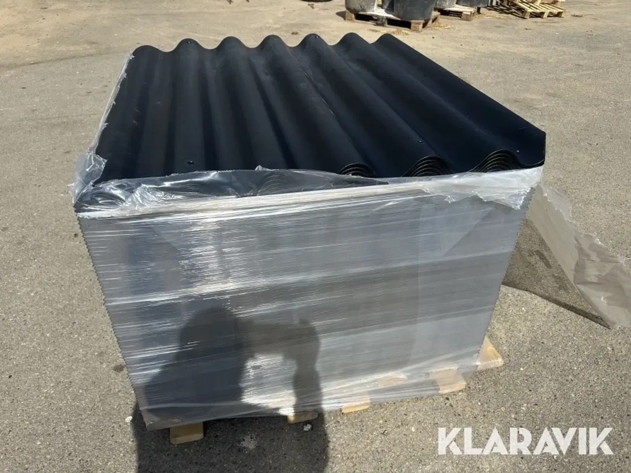 Billede 6 - Bølgeplader Euronit 700T HJ/HU sort 75 styk