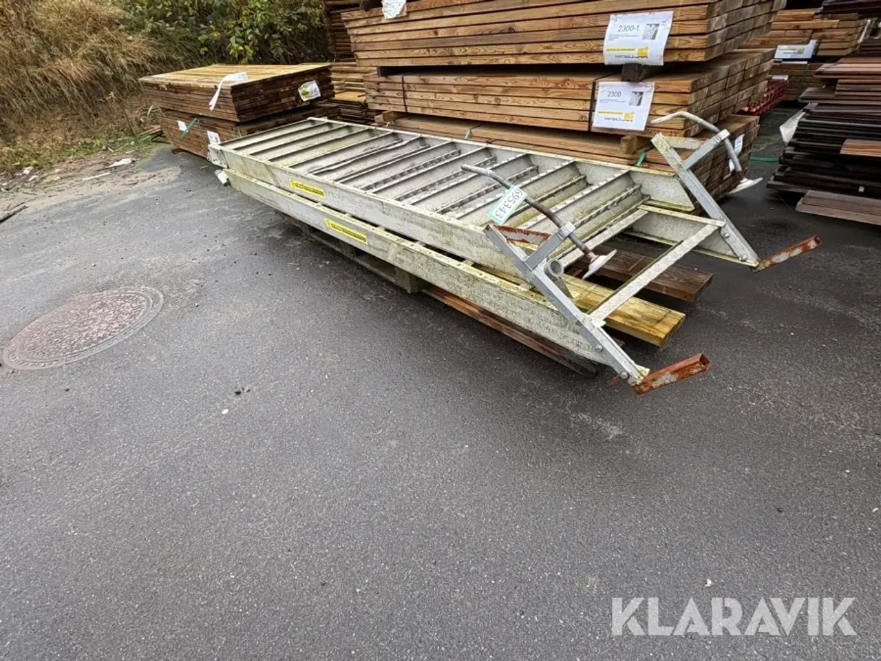 Billede 3 - Stillads trapper Special Fabrikken Vinderup Rustfri 2 styk