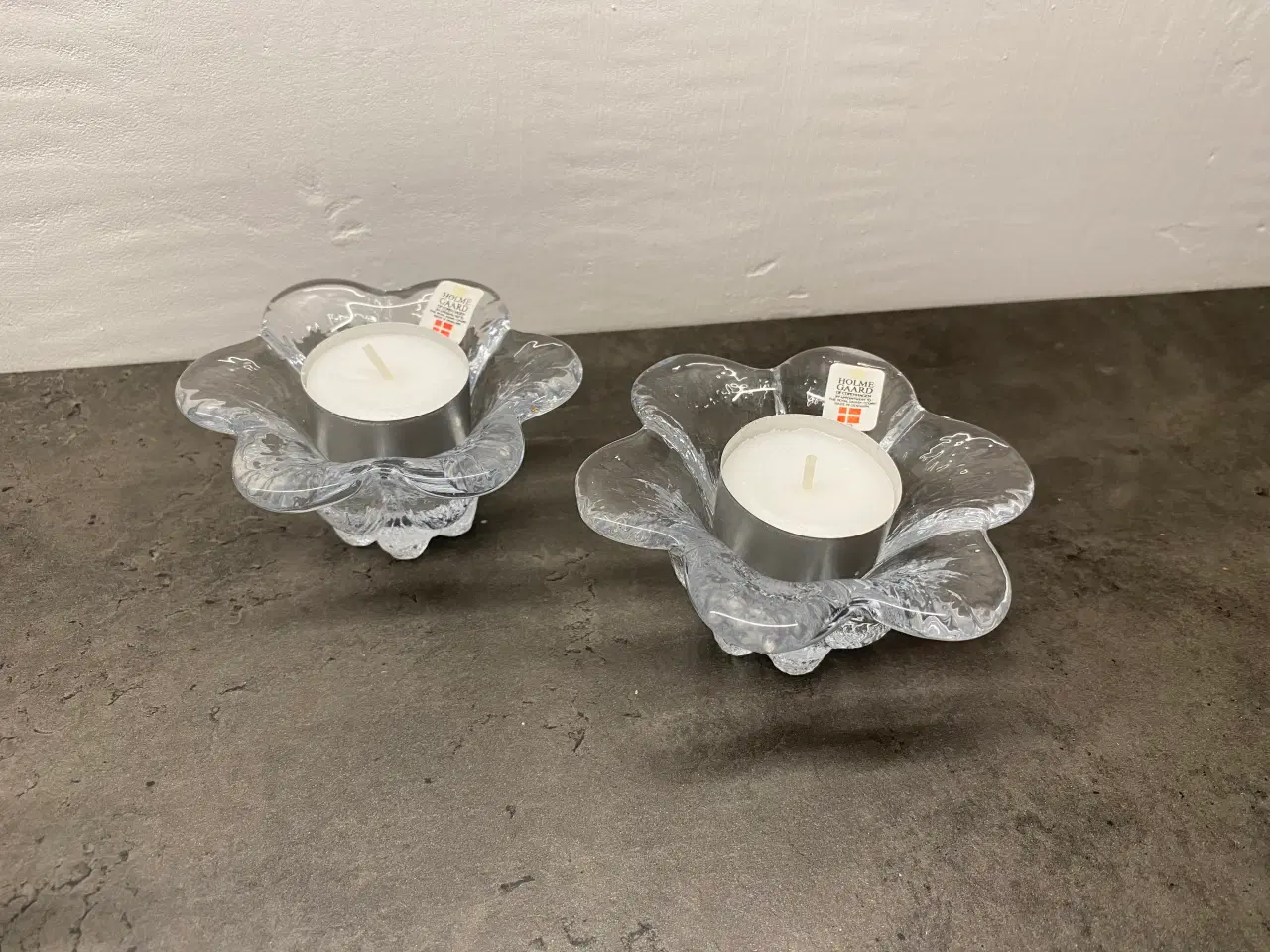 Billede 4 - Holmegaard Åkander glas skåle og lysestager