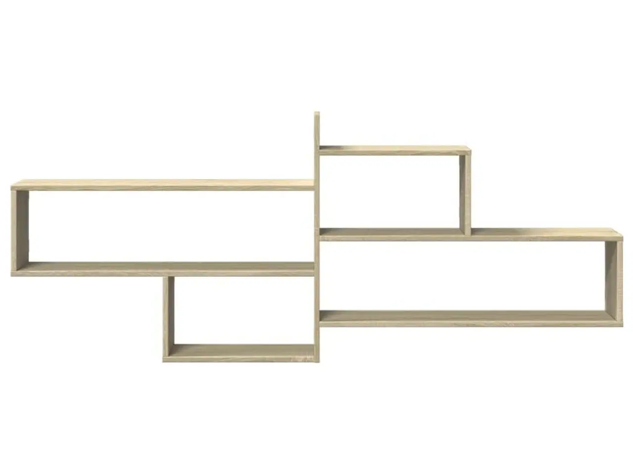 Billede 4 - Væghylde 167,5x18x68 cm konstrueret træ sonoma-eg