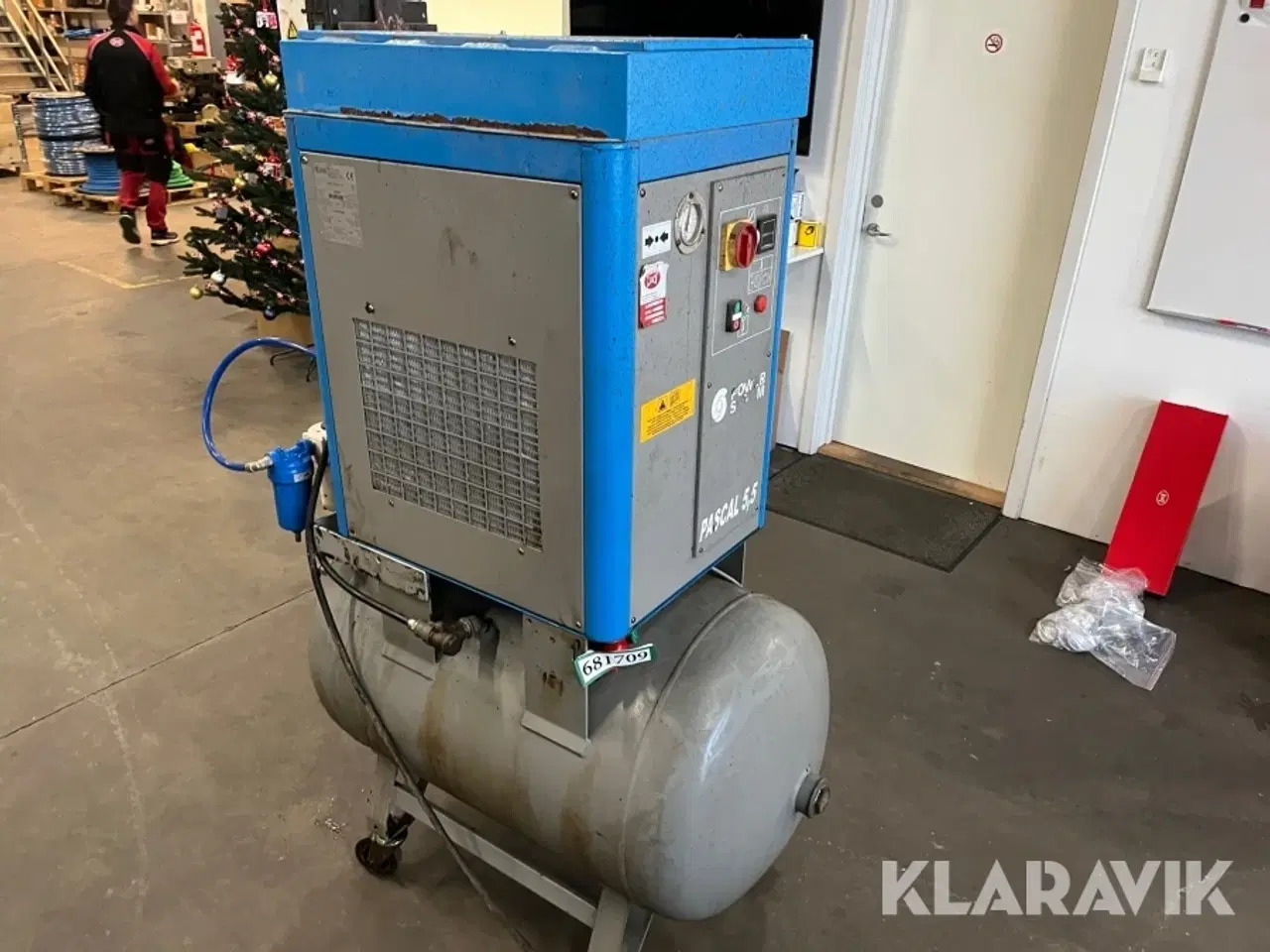Billede 2 - Kompressorer Power System Pascal 5,5 kW med absorptionstørrer