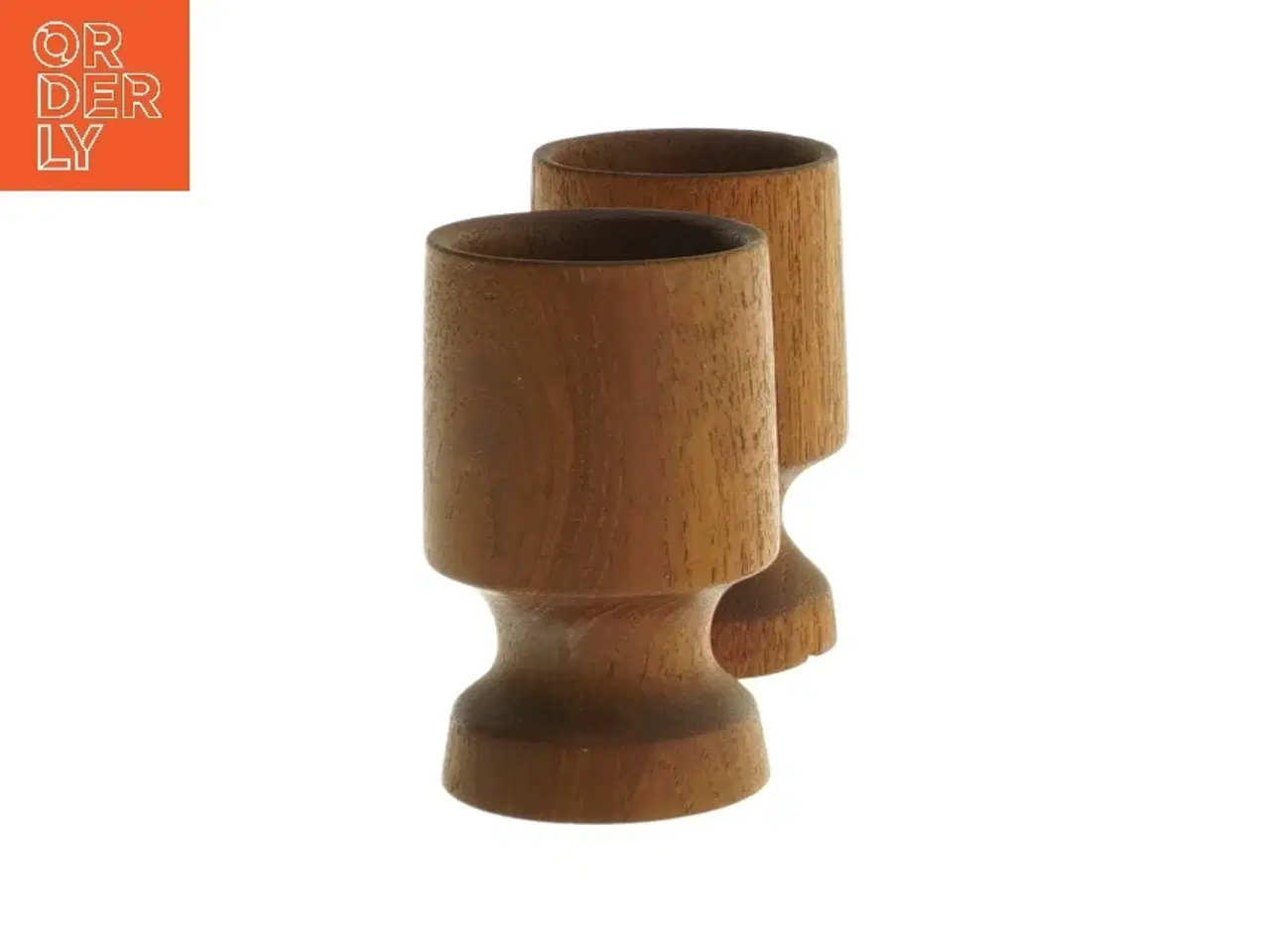 Billede 2 - Træ lysestager (str. Ø 4,7x8 cm)