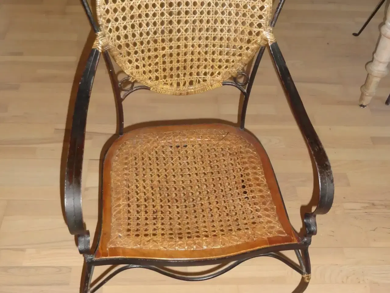 Billede 1 - spise stue stol i smedejern