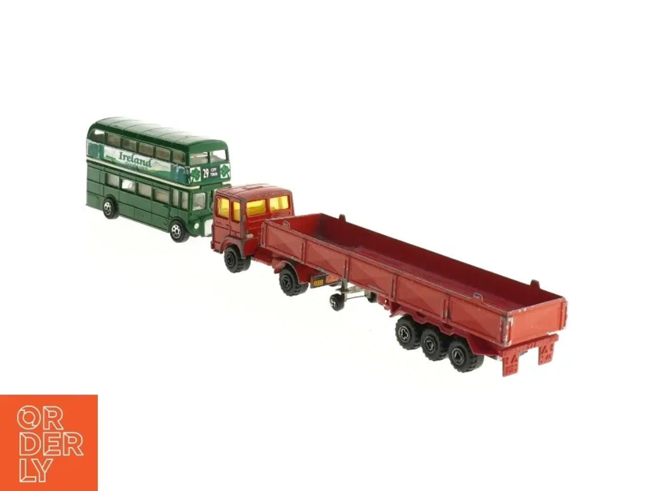 Billede 3 - Matchbox legetøjsbiler fra Matchbox (str. Rød 24 cm, grøn 12 cm)
