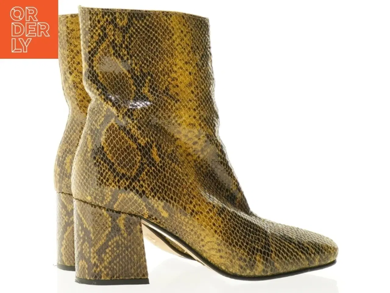 Billede 5 - Støvletter med slangeskindslook fra Minelli (str. 38)