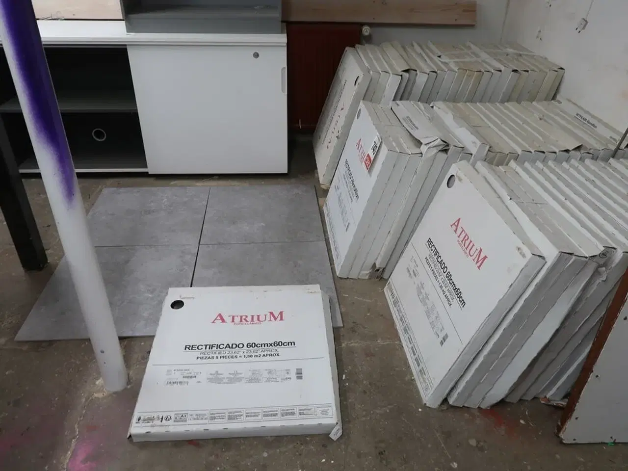 Billede 1 - Ca. 130 m2 klinker, atrium 60x60 cm