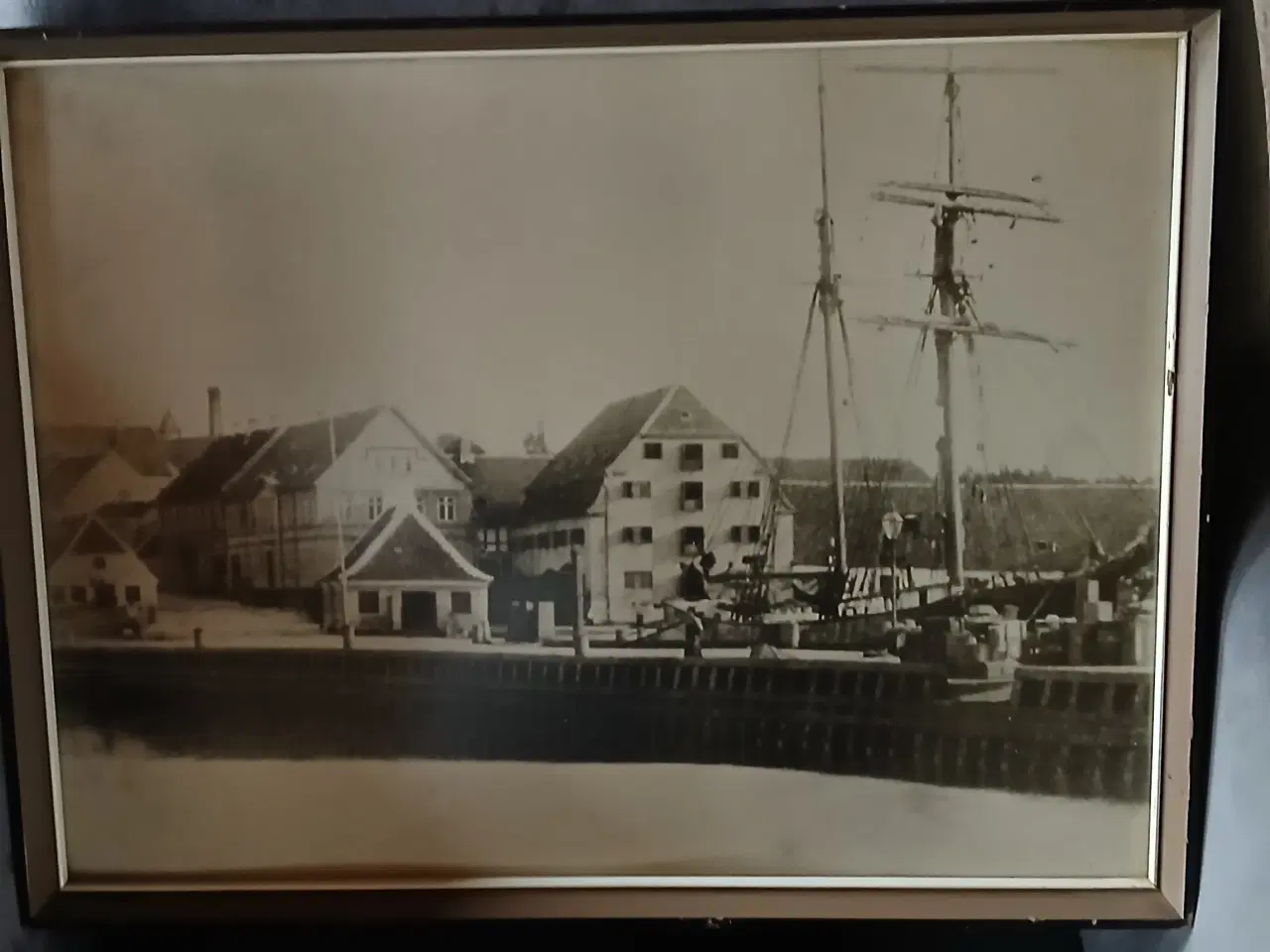 Billede 2 - Fotografier fra rudkøbing havn.og det gammel hotel