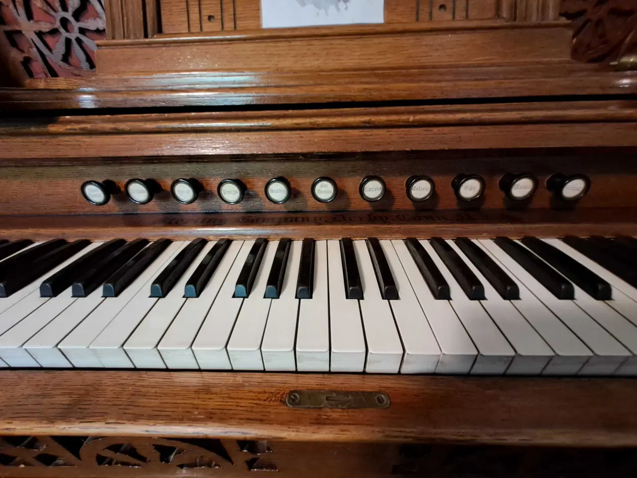 Billede 2 - Antik Orgel, pumpeorgel 