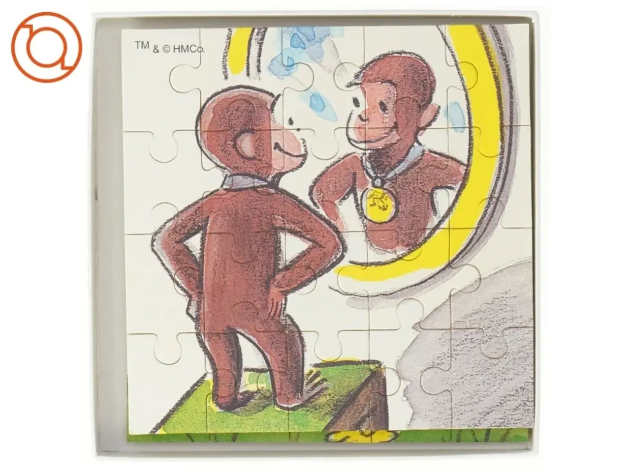 Billede 3 - Puslespil i træ, Peter Pedal, Curious George (str. 20 cm)