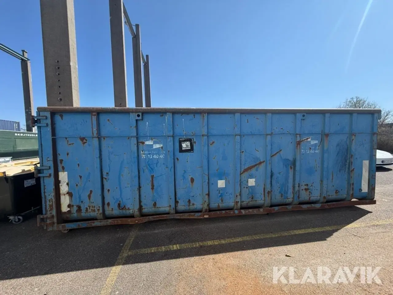 Billede 4 - Åben container med dobbelt bagdør