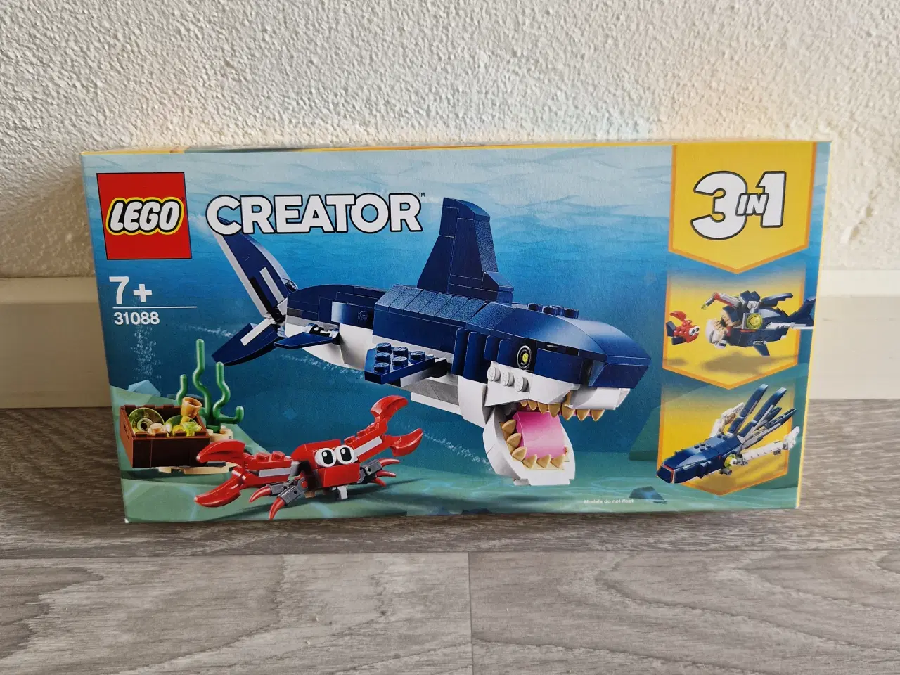 Billede 1 - LEGO Creator, 31088 3-i-1 Byggesæt Haj og Havdyr