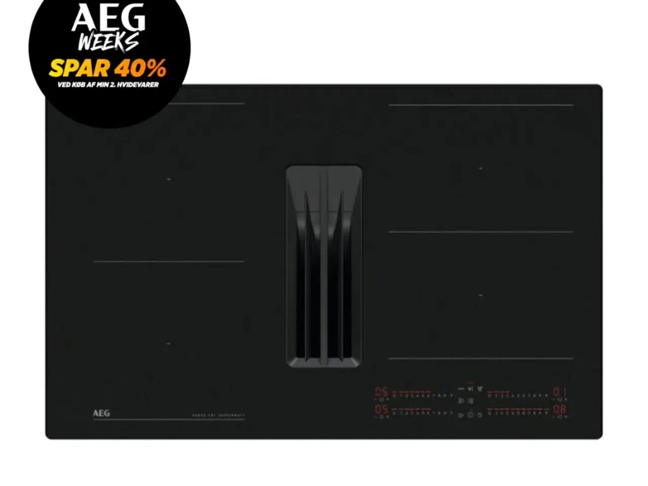Billede 2 - AEG induktions kogeplade med emhætte 